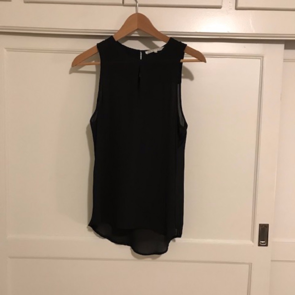 Violet + Claire Chiffon Tank Blouse, long